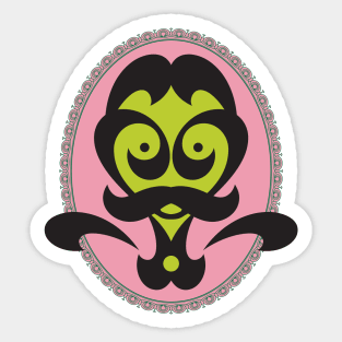 Alien Cameo Sticker